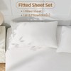 LINENOVA King Single Fitted Sheet Set – 2-Piece Ultra Soft