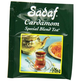 Sadaf Special Blend Tea with Cardamom Flavor, 50 Tea Bags