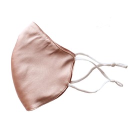 LILAXINKO Silk Mask, Anti-Drying, Sensitive Skin, Gentle Touch, Double Layer, Breathable, Moisturizing, 100% Silk, 3D Type, Silk Mask, Natural Antibacterial, UV Protection, Anti-Hay Fever, Unisex (1