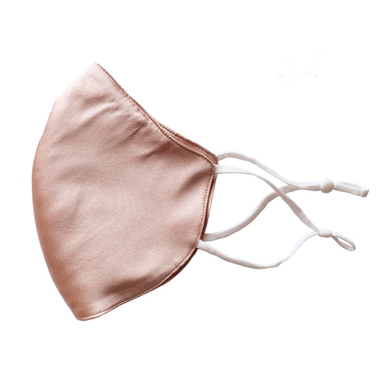 LILAXINKO Silk Mask, Anti-Drying, Sensitive Skin, Gentle Touch, Double Layer,