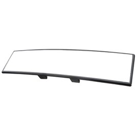 Car Rearview Mirror Auto Reflective Lens Surface Blue Universal Clip On Car Rear View Mirror Curved Surface Mirror Interior Easy Clip (12"/30.5cm)