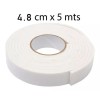 XOF Cinta De Espuma Montaje Doble Cara 5 Metros 4.8cm