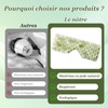 VEGCOO Maschera per gli occhi in giada, da donna, maschera
