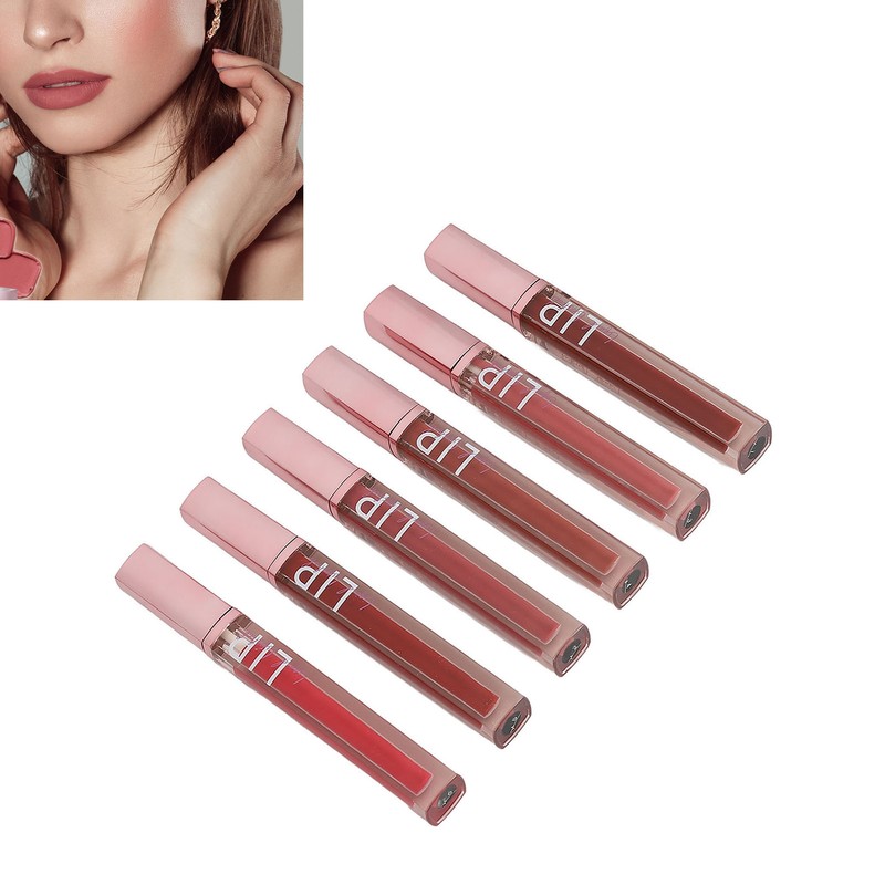 6Pcs Lip Gloss Set 6 Colors Hydrating Nourishing Long Lasting