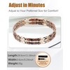 Jeracol Copper Ankle Bracelet for Women, Adjustable Magnetic Ankle Bracelets