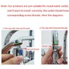 Tyenaza LED Light Faucet Temperature Detection Color Changing LED Light