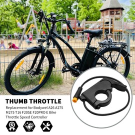 JUUDDENPARTS Thumb Throttle, Replacement for Bodywel A26 A275 M275 T16 F20SE F20PRO E Bike Throttle Speed Controller