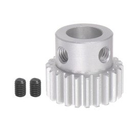 sourcing map Step Spur Gear 10mm Bore Gear 22T Mod 1 Aluminum Alloy Motor Gear for RC Car Replacement Parts Accessories Electric Grinder Gearbox Reduction Gear Reducer