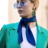 MAPIMANIA - Women's Silk Blend Scarf 70 x 70 cm