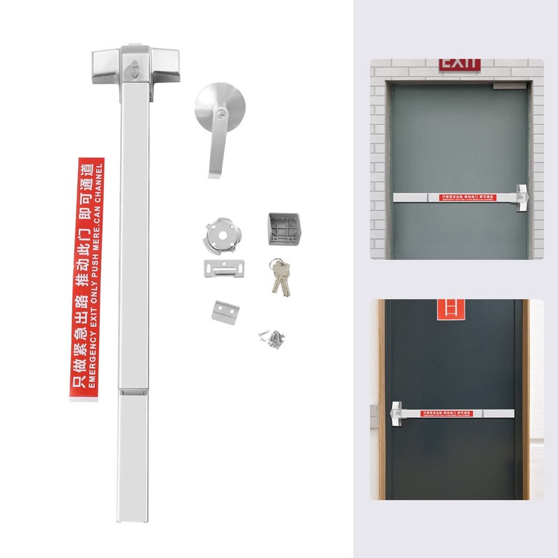 Commercial Door Push Bar Exit Panic Device Lock Hardware Latches