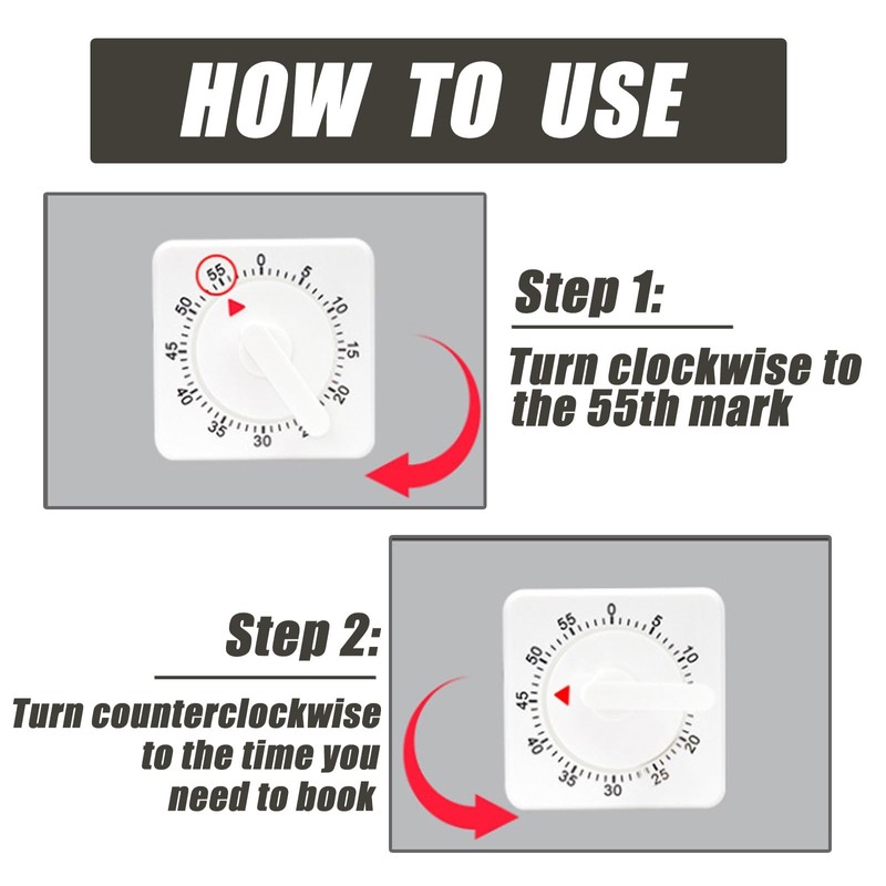 Short-Term Countdown Timer, 60-Minute Kitchen Timer, kitchen timers for cooking,