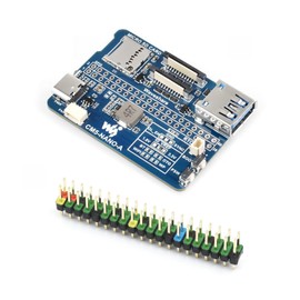 Waveshare Nano Base Board (A) for Raspberry Pi Compute Module 5, Same Size as The CM5