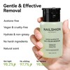 Nailshion Nail Polish Remover, Non-acetone Fingernail Polish Remover Built-in Push-down