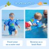 Chaleco De Natación Moko Para Niños 20-50 Lbs, Diseño Divert