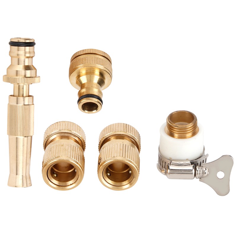 Hose Quick Connector Nipple Nozzle Water Sprayer Kit Garden Watering