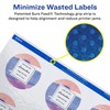 Avery Printable Round Labels with Sure Feed Technology, Glossy White