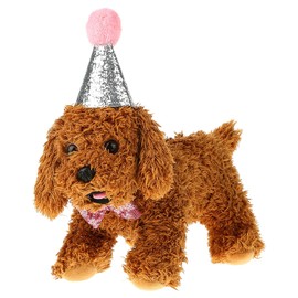 Lindos Gorros de Cumpleaños para Perros y Gatos, Sombrero para Disfraz de Fiesta con Lazo, Gorro para Disfraz con Lazo, Se Adapta Tanto a Perros como a Gatos