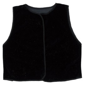 Artec Velour Vest, C Size, Black, 18286 Costume, Cosplay, Recitals, Play Parties, Handmade Costume, Easy for Children