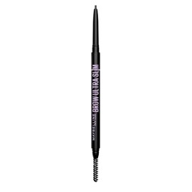 Maybelline New York Brow Ultra Slim Defining Eyebrow Makeup Mechanical Pencil With 1.55 MM Tip And Blending Spoolie For Precisely Defined Eyebrows, Black, 0.003 oz.