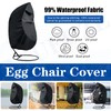 Egg Chair Cushion, Hanging Basket Chair Cushions with Pillow, Soft