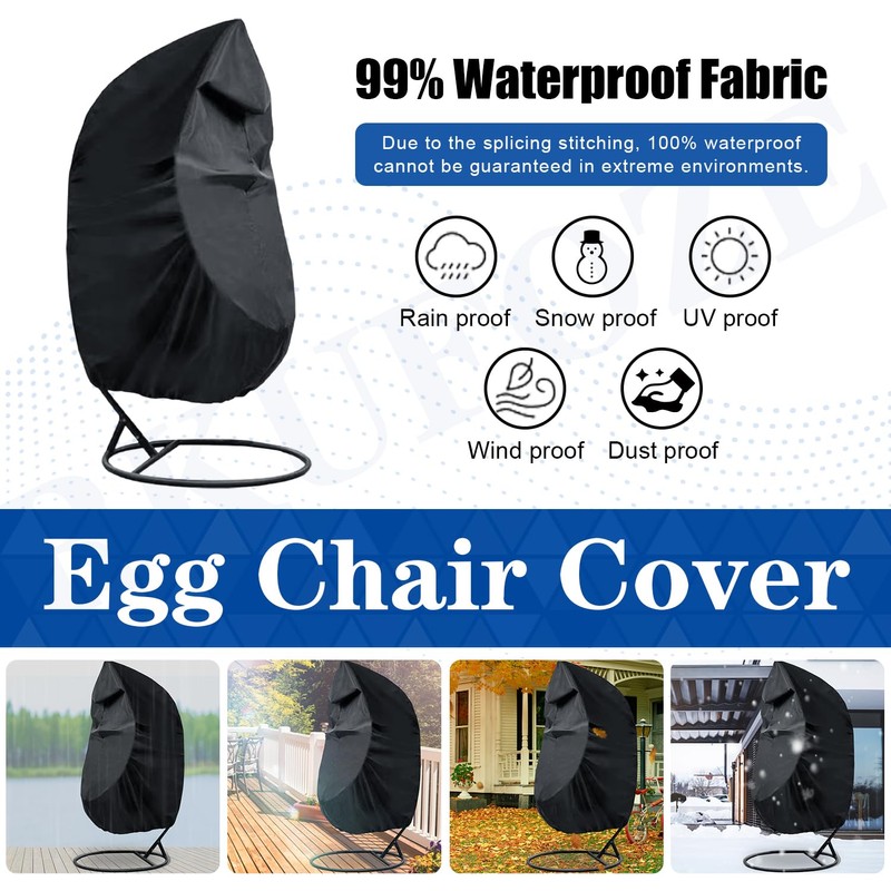 Egg Chair Cushion, Hanging Basket Chair Cushions with Pillow, Soft