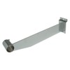 12" Slatwall 1.25" Diameter Round Tube Holding Hangrail Bracket for