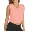 ARRIVE GUIDE Workout Crop Tops for Women Cute Loose Fit