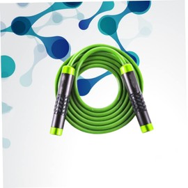 Mipcase Weighted Jump Rope with Aluminum Alloy Handles Skipping Rope for Fitness Workouts Green for Home Gym and Outdoor Use for All Skill Levels
