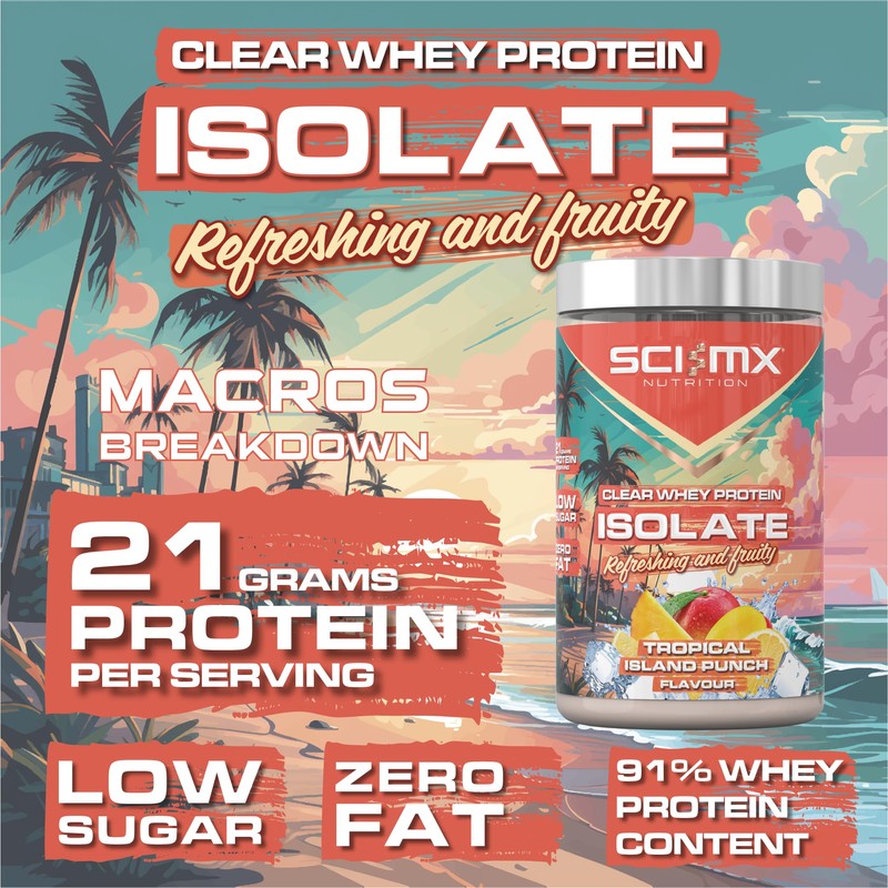 SCI-MX Clear Whey Isolate Protein - Tropical Flavour - Lean