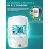 1byone Driveway Alarm Wireless Outside, 1 Receiver 2 Infrared Sensors
