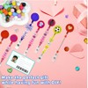 15pcs Multicolor Beadable Badge Reels Making Kits - Beaded Blank