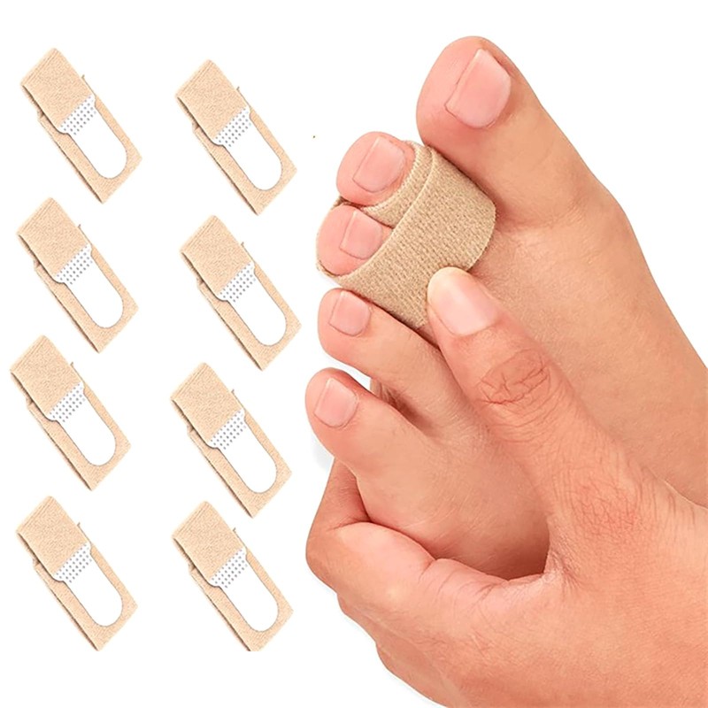 Hammer Toe Correction Tape, 8 Pack Toe Wrap Sprint and