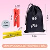 Clothes Pins, Small Clothes Pins for Photos, 1.4'' 100 PCS