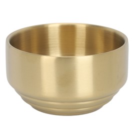 Men Beard Soap Bowl Ti Plated Foaming Cream Bowl Facial Cleansing Tool for Home and Beauty Salon