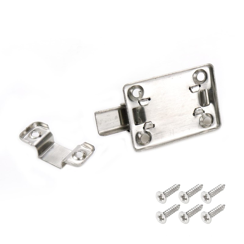 Rannb Slide Latch Lock 2-1/2" Barrel Bolt Stainless Steel Latch