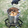 BQMAX Turkey Fryer Stand Kit for Deep Frying Pot, Vertical