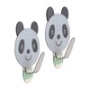 GRIPPA Self Adheisve Stainless Steel Panda Hooks, Removable Sticky Hooks,