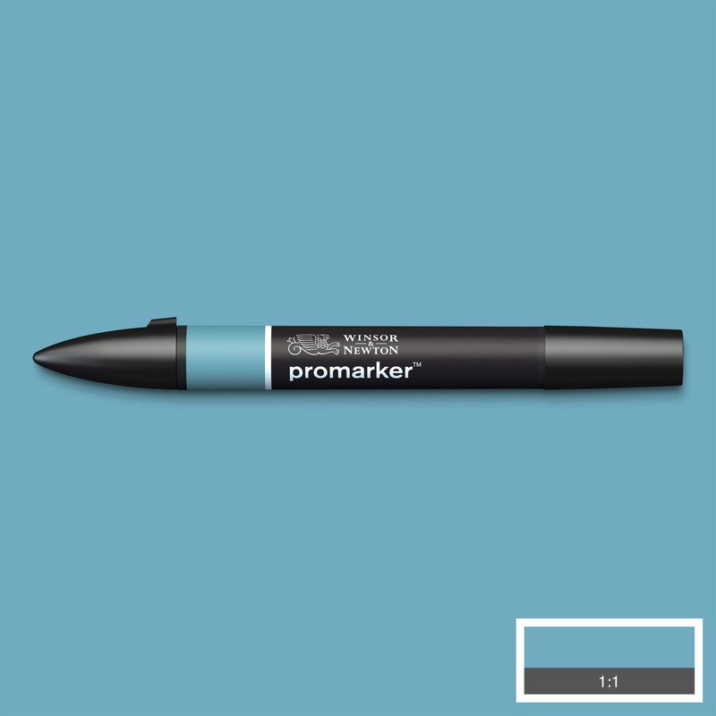 Winsor & Newton, Promarker, 2 Tip: Fine and Wide, Verdigris