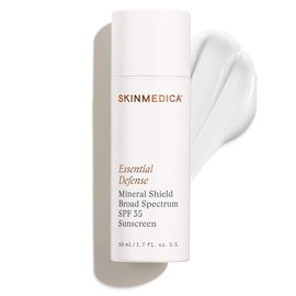 SkinMedica Essential Defense Mineral Shield SPF 35 Face Sunscreen - Sheer Mineral Sunscreen with Lightweight Broad Spectrum UVA/UVB Protection for Sen