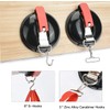 profiwoab 3 Pack Suction Cups with Straps D Ring, Heavy