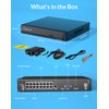 FOSCAM 4K 8MP 16CH PoE Network Video Recorder for Home