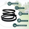 Dzzit 5/8" X 133" Mower Tractor Deck Replacement Belt Compatible