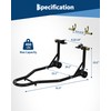 Motorcycle Stand Lift Rear Wheels Lift 450LBS Capacity With U+L