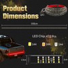 DIBMS 60” Tailgate Light Bar Triple Row 432 LEDs IP67