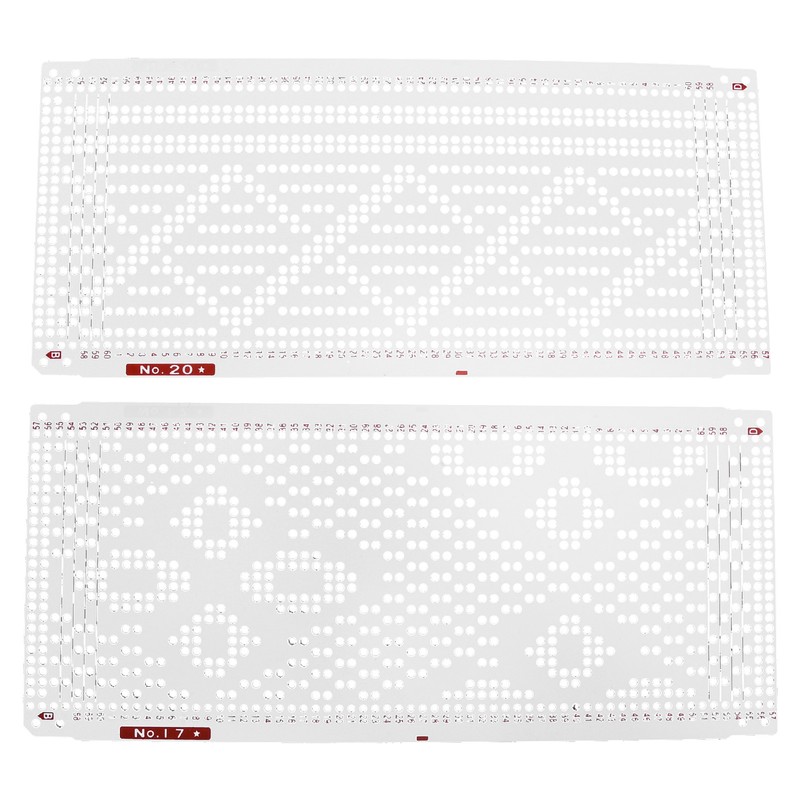 Punch Cards Practical Soft Durable Double Sided Printing Knitting Machine