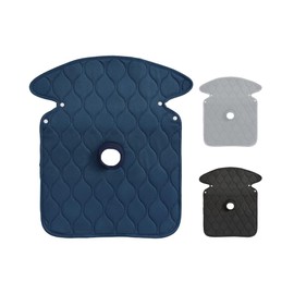 MUQQU Child Seat, Waterproof Sheet, Protective Mat, Anti-Slip Protector, Baby Stroller Urine Seat, Breathable, All Seasons (Mesh Type) (Navy, L)