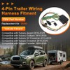 4-Pin Trailer Wiring Harness Compatible with Subaru Crosstrek 2016-2024