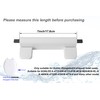 Toilet Seat Hinge Kit Fit for Kohler, Elongated Toilet Seat