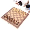 3‑In‑1 Chess Checkers Gobang Folding Chess Board Portable Interactive Chess