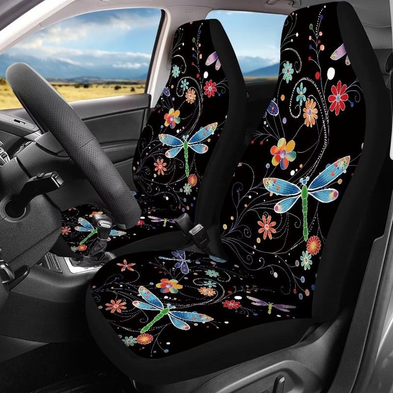 Darisoco - Juego completo de 4 fundas de asiento de
